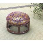 籐金襴正座椅子丸型C17イスチェア座椅子完成品ラタン今枝商店仏前にぴったり...