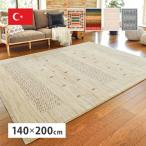 ＼レビューでプレゼント／ウィルトン織ラグ トルコ製 「RAKKASラッカス」 約140X200cm カーペット マット 畳 カーペット ラグ