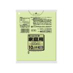 日本サニパック（sanipak）　尼崎市 家庭用ごみ袋 10L 緑半透明 10枚 0.025mm　【品番：G1K】