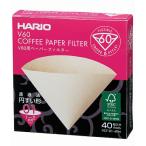 【在庫処分】ハリオ（HARIO）　Ｖ60用ペーパーフィルター01Ｍ　40枚入り　【品番：VCF-01-40M】