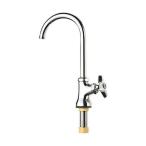 SANEI　立形ツル首自在水栓（固定コマ仕様） 共用形　【品番：A56J-13】