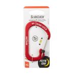 【メール便対応】NITE IZE（ナイトアイズ）　スライドロック アルミカラビナー #4　レッド　【品番：CSLA4-10-R6（NI04047）】