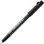 【メール便対応】呉竹　ZIG Cartoonist MANGAKA 01　BLACK　【品番：CNM-01-010】