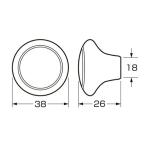  высокий logic 17871 ручка регулировки 101BRG 38mm 1 штук [ номер товара :17871]