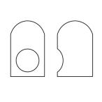 [ почтовая доставка соответствует ] высокий logic T-404po ключ кнопка, ручка настройки 16mm 1 штук белый [ номер товара :30404]