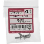 【メール便対応】大里（OHSATO）　ステン　コネジ　トラス　Ｍ３Ｘ８　【品番：509-148】