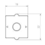 [ почтовая доставка соответствует ]TOTO фиксация доска [ номер товара :TCM2453]