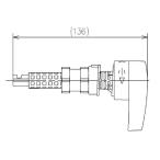 TOTOre рукоятка-перекладина [ номер товара :HH07141S]