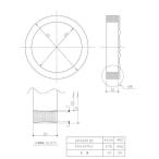 【メール便対応】TOTO　浴槽排水口パッキン100Φ　【品番：EKA24018】