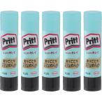 ショッピングprit 【メール便対応】プラス（PLUS）　２９７１６）スティックのり　スムーズプリット　レギュラー　セリース　５本入　【品番：NS-721-5P】