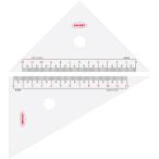 【メール便対応】共栄プラスチック　オリオンズ１５ｃｍ三角定規　【品番：OR-510】