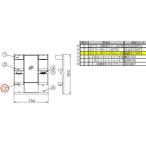 LIXIL(to вынос руля ) LE зеркало для крюк есть tray W750 [ номер товара :QUA211W75]