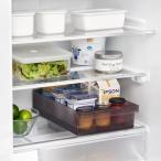 山崎実業　冷蔵庫中収納ケース タワー L 仕切り付き ブラック 4903208014786　【品番：01478】