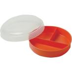 蝶プラ工業　ランチプレート　オレンジ　【品番：263546】