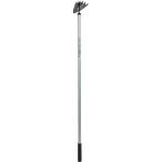 大進（DAISHIN）　ＥＧアルミ柄ステンレス軽量波刃三角ホーレーキ付１２００ｍｍ　【品番：502464】