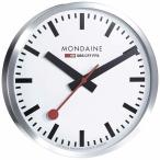 モンディーン 腕時計 MONDAINE 壁掛け時計 ウォールクロック ホワイト 40cm スイス国鉄オフィシャル 鉄道ウォッチ A995.CLOCK.16SBBメーカー保証つき