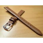 11mm 〜 15mm 時計バンド (腕時計) ベルト カーフ 牛革 茶 (ブラウン) バネ棒 サービス 腕時計用 時計ベルト 時計用バンド