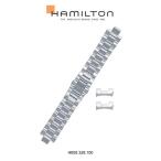 ハミルトン 腕時計 HAMILTON 純正 ステンレススチール ブレスレット ベルト バンド 24mm ジャズマスター ロード クロノグラフ専用  H695328100