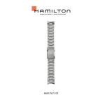 ハミルトン 腕時計 HAMILTON  純正 ベルト バンド ステンレススチール ブレスレット ベルト 22mm  カーキ アビエイション コンバーター 専用 H695767102