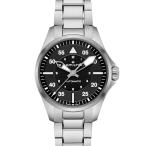 ハミルトン 腕時計 HAMILTON カーキ アビエーション カーキ パイロット オート 36MM ステンレススチールブレスレット H76215130 正規品