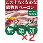 без добавок бекон блок 250g×2 шт . живое существо качество * гормон . не использование природа .. разведение свинья Hokkaido . Цу . сельское хозяйство ферма 