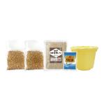 Yahoo! Yahoo!ショッピング(ヤフー ショッピング)手づくり玄米味噌セット「有機煮大豆・有機玄米麹使用」「樽つき」　オーサワ