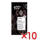 ViVANIオーガニックエキストラダークチョコレート 有機カカオ100%+カカオニブ 「80g×10個」 有機JAS「無農薬・無添加」 砂糖不使用