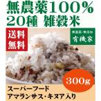 雑穀米二十穀 無農薬・無添加・有機　３００ｇ　送料無料