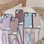 スマホケース ショルダー タイプ iphone14pro ケース ショルダー iphone14 14promax iphone13 ケース カード収納 背面 iphone13pro 13promax iphone12 ケース 大