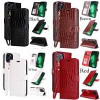 3 iPhone14 iPhone13 iPhone7 iPhone8 iPhone11 iPhone12 Pro   手帳型ケース　レザー 革　クロコダイル型押し　クロコ　ストラップ　フィルム　レザーケース