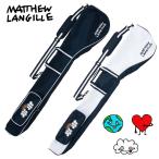 Matthew Langillema колодка * Ran ga il Golf club case MACC-01 Golf Club сумка Club сумка [ темно-синий ][ белый ][ Club inserting ]