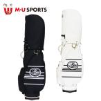 MU SPORTS MU спорт caddy bag Golf сумка 8.5 type постоянный подошва 703H6104 парусина способ [ сумка ][M*U SPORTS][MU спорт ][ M You ]