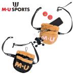 ショッピングモコモコ MU SPORTS　MU スポーツ モコモコファー ウエストポーチ 703J6018 【ゴルフバッグ 】【M・U SPORTS】【MUスポーツ】【エムユー】