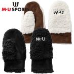 [ специальная цена ]MU SPORTS MU спорт женский боа рукавица перчатка 801H8854 [ Golf перчатка ][ обе рука для перчатка ][ защищающий от холода ][ рукавица ]