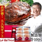 ショッピングハンバーグ 母の日 ギフト 贈り物 肉 ハンバーグ 冷凍 無添加 落合シェフ監修 牛100％ハンバーグ＆黒トリュフソース セット 送料無料 ゆうぜんギフト