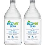 食器用洗剤 詰め替え ボトル 手に優しい ecover エコベールゼロ 950ml×2個 ディスペンサー 大容量 まとめ買い キッチン洗剤 台所洗剤