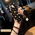 ショッピングgalaxy s8  ケース Samsung Galaxy S8+ ケース Galaxy S8 Plus ケース SC-03J/SCV35 docomo au 保護カバー TPUソフト きらきら リングスタンドあり かわいい ストラップ付き