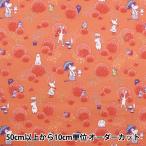 [ количество 5 из ] ткань [oks Moomin × река восток груша . радуга ... .. orange G-1232-1B] KOKKAkoka