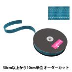 【数量5から】 手芸テープ 『echino(エチノ) ステッチテープ 幅約2.5cm 青緑 ECH-13』 KOKKA コッカ