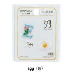  нашивка [ цветочный initial E/Egg H459-125] Hamanaka - manaka