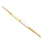  плетеный игла [ легкий золотой обе иглы для вязания крючком 2/0 номер -3/0 номер ] Tulip тюльпан 