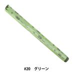 アートフラワー材料 『地巻ワイヤー #20 72cm 1/2折 50本束 グリーン』