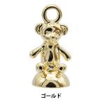 手芸金具 『ヒートンキャップ クマ ゴールド 271/0371G』