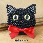  бисер комплект [ бисер плетеный. кошка брошь чёрный кошка BFK658] MIYUKImiyuki