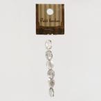 Yahoo! Yahoo!ショッピング(ヤフー ショッピング)アクセサリー素材 『楕円形 ガラスビーズ シルバーグレー 6粒入』