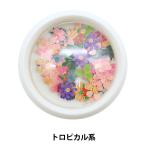 Yahoo! Yahoo!ショッピング(ヤフー ショッピング)レジン材料 『ビジュクレール フラワーフレーク6 トロピカル系 約40枚 10-3320』 東京交易