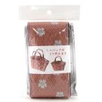 手芸和素材 『畳へりなごみ (ミニバッグレシピ付) 6 桜柄 桃色』 NAKAJIMA ナカジマ