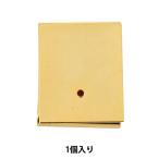 七宝用金具 『貼付帯留め ワンタッチ式 金 OPA-435』