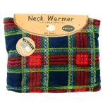  средства защиты от холода [ двусторонний защита горла "neck warmer" проверка темно-синий ]