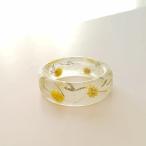 Yahoo! Yahoo!ショッピング(ヤフー ショッピング)春　ミモザ　リング　和紙　アレルギー対応　指輪　レジン　母の日　プレゼント